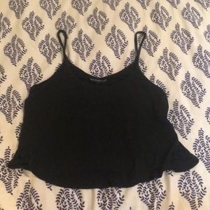 🖤 Brandy Melville black cropped tank top